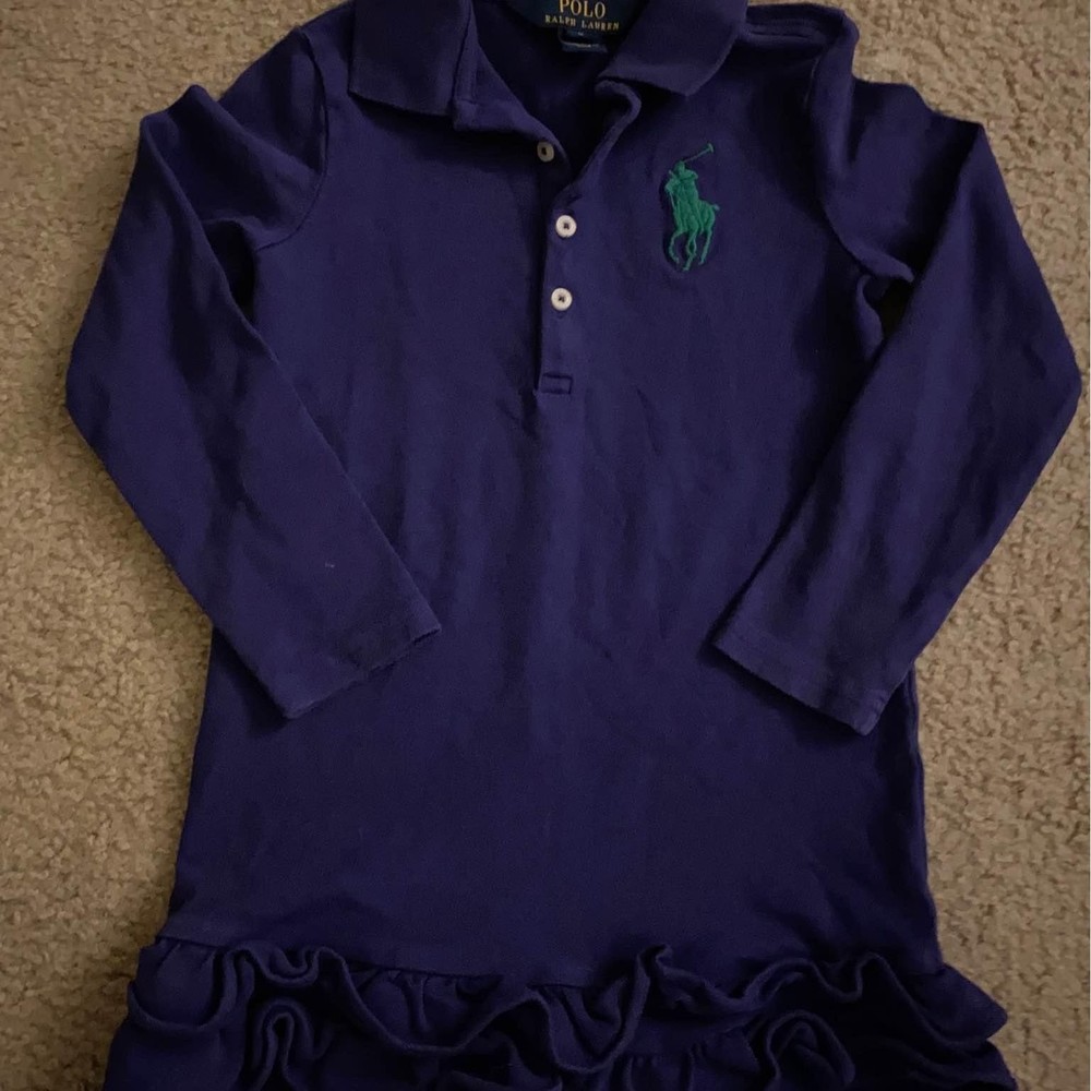 Girls size 5 Purple Ralph Lauren Polo Dress